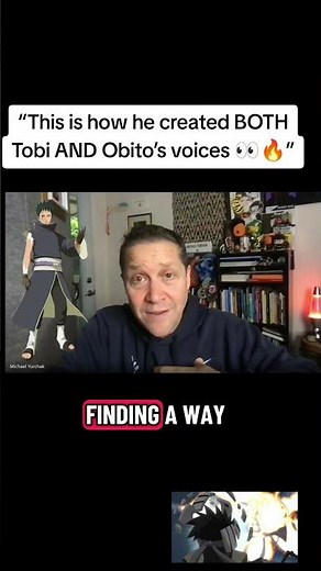 “This is how he created BOTH Tobi AND Obito’s voices 👀🔥” #fyp #naruto #obito #uchihaclan