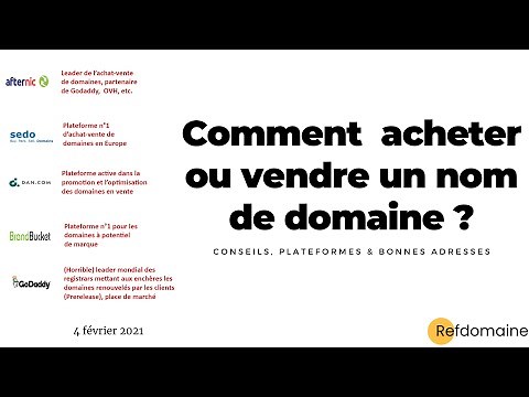 Selling or buying a domain name: platforms, advice and useful resources