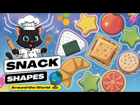 Snack Shapes Around the World | Piper’s Snack & Say