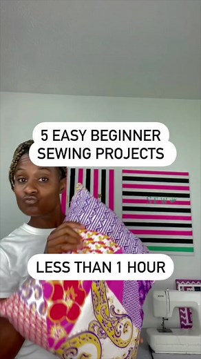 5 Easy Beginner Sewing Projects in Less Than One Hour