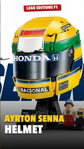 LEGO Ayrton Senna Helmet Revealed — 931-Piece F1 Editions Building Set | Editions Set #43024