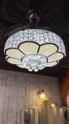 Stunning Affordable Crystal Fan Light Combo for Your Home