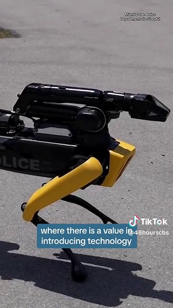 Police in Miami unveiled a new remote-controlled robot named
