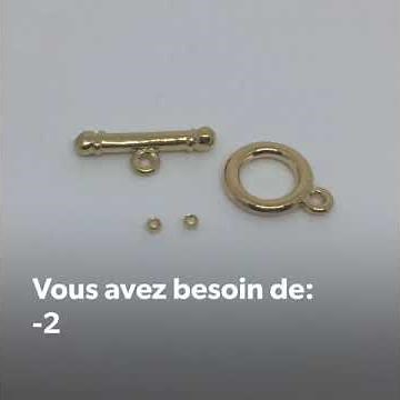 Comment fermer un collier avec des perles à écraser.