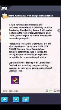 This Compensation Update Breaks the Meta #lastwarsurvival #news