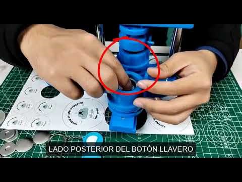 CÓMO HACER UN BOTÓN DE LLAVERO CON LA MÁQUINA PARA FABRICAR BOTONES DE MOLDES MÚLTIPLES NICE2HAVE