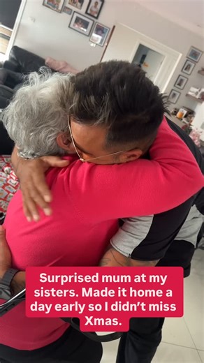 Jason Singh on Instagram: "Managed to make it home from Auckland a day early so I didn’t miss ALL of Xmas day with my family. Got a killer reaction from my mum but my son busted me on ‘Find My IPhone’ 🤦🏽‍♂️ He called me when I was on the freeway and said “what are you doing”? I said I’d just been to the gym and was is my cabin feeling lonely, he said “so why were you at aunties house” Busted big time. But mum made the trip worth it xx Merry Xmas 😘"