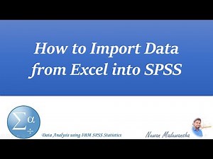 How to Import Data from Excel into SPSS | SPSS Sinhala Tutorial | Data Analysis using SPSS