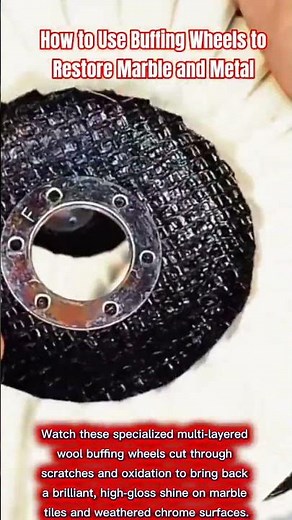 ​How to Use Buffing Wheels to Restore Marble and Metal#oddlysatisfying