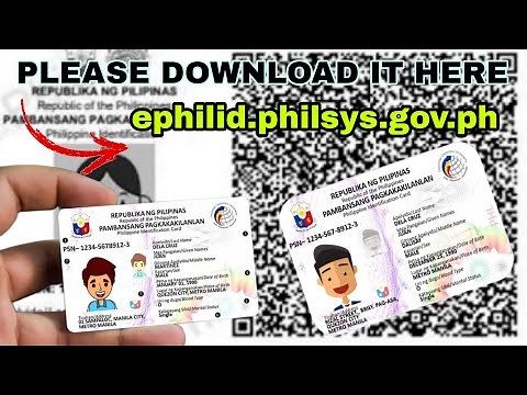 how to download digital philippine national id | ePhilID philsys | 2023