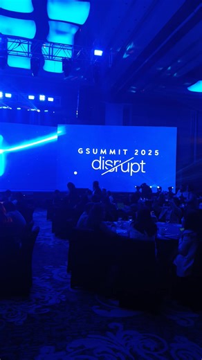Full house at GSummit 2025 Disrupt today! Disruption is a challenge for every decision maker and business leader today. In overcoming these challenges, businesses should learn how to leverage the advanced technologies to help break barriers and encourage our people in taking action towards courageous transformation. #GlobeBusiness #GSummit2025 | Globe Business