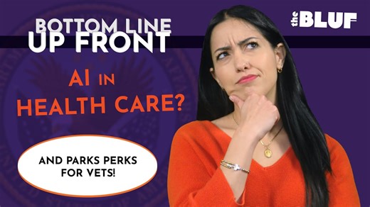 In this episode of The BLUF we look at VA's National Artificial Intelligence Institute's AI Summit for Health Care and perks for Veterans at National and State Parks. AI Summit https://research.va.gov/naii/ https://research.va.gov/naii/brain-summit.cfmv Parks Perks https://news.va.gov/121728/summer-fun-save-parks-campgrounds-country/?utm_source=middle&utm_medium=email&utm_campaign=VetResources&utm_id=12JUL2023 http://www.usvetcamper.com/veterans/state-park-passes/ https://www.nps.gov/planyourvis