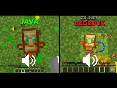 Sounds Of Minecraft JAVA vs BEDROCK