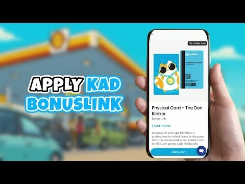 Cara Apply Kad BonusLink Shell
