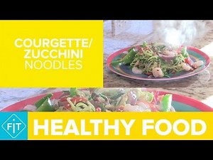 How To Make Healthy Courgette/Zucchini Noodles