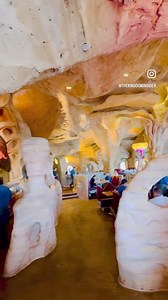 We recently visited one of the most unique dining spots at Universal Orlando-Mythos! Located at Islands of Adventure, this sit-down dining spot features a mythic underwater-theme and offers a mix of Mediterranean, Asian and American fare 🍽️🥗 The exterior of the restaurant features towering rock formations, cascading waterfalls and ancient figures carved into the side of the restaurant. The cavernous interior creates the feel of a craggy grotto on a distant ocean. Outdoor seating offers a spect