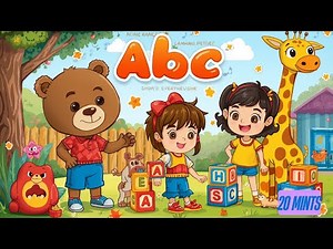 ABC Song & Alphabet Song | ABCD Phonics, Nursery Rhymes & Kindergarten Learning Video (20 Min)