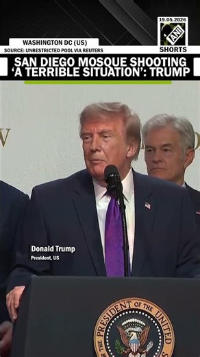US President Donald Trump calls San Diego mosque shooting ‘a terrible situation’