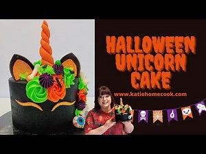 Halloween Unicorn Cake