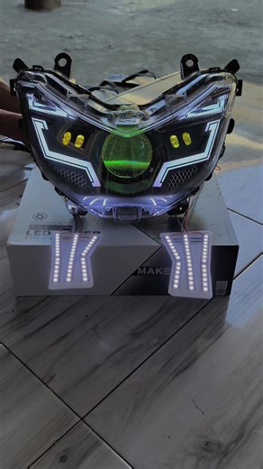 Modifikasi Headlamp NMAX Old dengan LED PCB