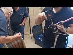 Fiber blowing to the home tool for the last fttx mile. Smallest Fiber blowing machine on the market