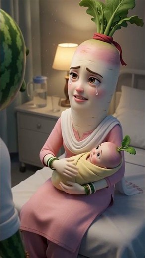The Watermelon Hospital Drama 🍉🏥 #kaali #animation #emotional