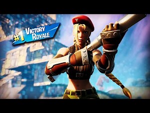 FORTNITE Season 7 Cammy Skin Gameplay Tips (FULL GAME)