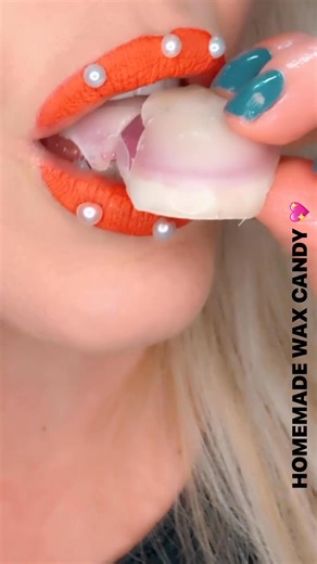 5.8K views · 83 reactions |  ASMR sounds homemade wax candy. Please be nice in the comments. Don’t forget wax is not edible. I spit it out in between takes TikTok Snapchat, YouTube Instagram, Facebook thanks for watching. #fblifestyletylechallange #fblifestyletyle #viralpost2025シ #viralreelsfacebook #viralreelschallenge #fypシ #tiktokviral #instagram #fun #snapchat #waxcandy #fblifestyle #fightagainstcoronavirus | Lipscloseup | Facebook