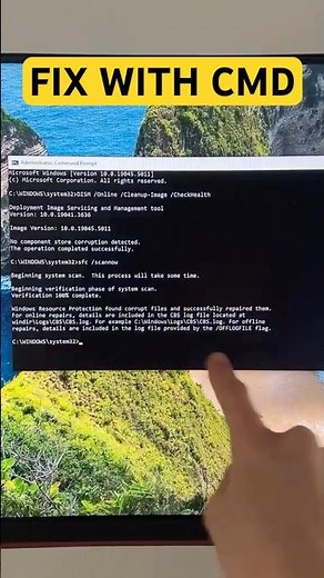 Fix Windows Errors in 2 Minutes | CMD System Repair Trick