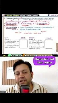 Character functions in Java | ICSE Computer class 10