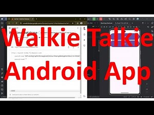 How to build your own internet based walkie talkie telephony Android App? - firebase Realtime db