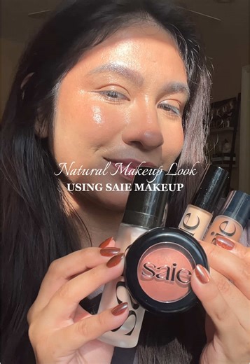 Love doing a natural glowy makeup look 💖 If you’ve never tried Saie products before I highly recommend you do! 🥰 @Saie #saie #saiebeauty #makeup #grwm #chicagoinfluencer