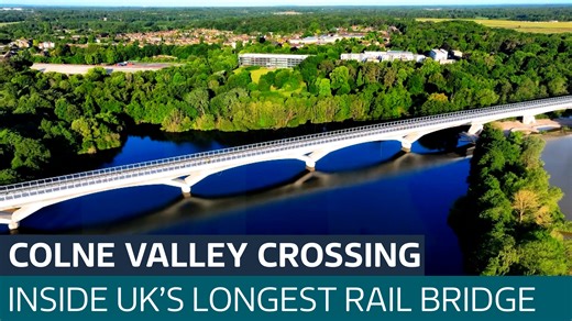 Britain's biggest bridge in Buckinghamshire - Latest From ITV News