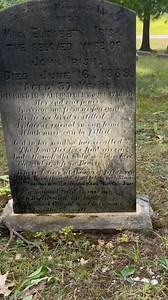 5.4K views · 73 reactions | A few months ago I dug the base out of the ground for this headstone, reset it and treated it with D/2…. It was so dirty and the inscription is slightly worn so it is difficult to read… so today I took my kids over and tried to shine a mirror across the face to see if we could read it a little better. If you think you can make out the words post what you see in the comments below! | Past Preservation | Facebook
