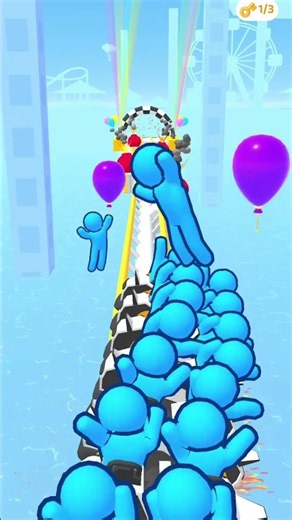 Runner coaster _ Can you finish this roller coaster? All Levels Gameplay 🙌 👏 👌 💯 😎 🙏