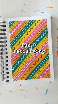 Easy Art Journaling Idea That’s Fun and Satisfying #dailyart #easyart #creative