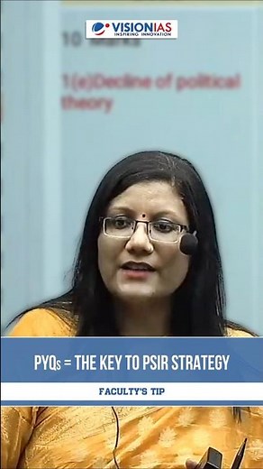 "PYQs = The Key to PSIR Strategy