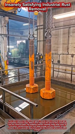 Insanely Satisfying Industrial Rust Removal! 🤯🔩