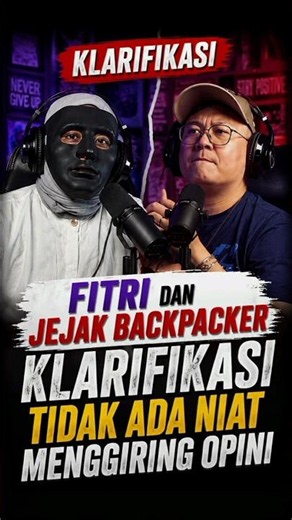 Fitri Jejak Backpacker Clarifies! Doesn't Want to Sway Public Opinion #jejakbackpacker #pesulapmerah