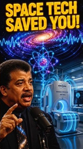 How Deep Space Gas Clouds Created the MRI Machine 🌌 (Neil deGrasse Tyson) #science #physics #shorts