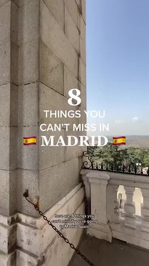 8 things not to miss in Madrid by @Del | budget travel 😍🇪🇸 #Madrid #madridtravel #madridspain #visitmadrid #spain #travel #madridcity #españa #traveltiktok #travelguide #whattovisit #thingstodo