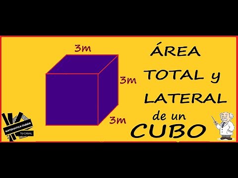 ÁREA LATERAL y TOTAL de un CUBO (Bien explicado). FÓRMULA, CONCEPTOS BÁSICOS y EJERCICIOS RESUELTOS
