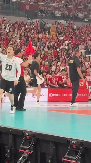 #山本智大 選手がナイスレシーブで繋ぎ、最後は #甲斐優斗 選手が決める🔥 #エムットマッチ2025 Powered by ＭＵＦＧバレーボール男子世界選手権壮行試合🏐