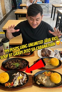 99 PESOS LANG UNLIMITED JAVA RICE, SOUP AT GRAVY DITO SA CABANATUAN CITY😱😋 MaCon Sizzling Foodhouse | VA Vlogs