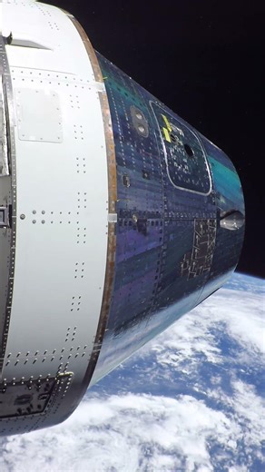 Artemis II - Crew Module/Service Module Separation Multiple Cameras #nasa #artemis #artemis2