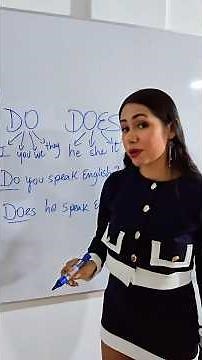 ¿Como utilizar correctamente DO & DOES? 🤗 #easyenglishtv