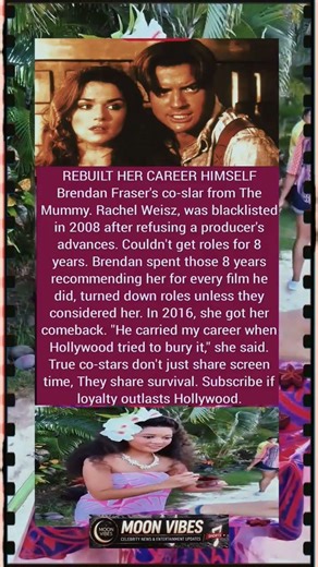 He Rebuilt Her Career? The Brendan Fraser & Rachel Weisz Story 🎬✨ #shorts #rowella #rosebernstein