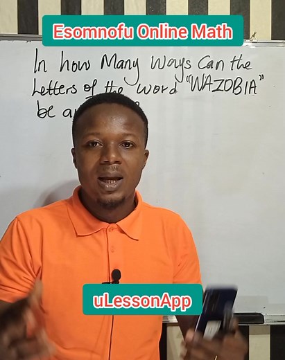 Permutation of Identical Objects | Esomnofu Online MATH