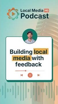 Building local media with feedback #shorts