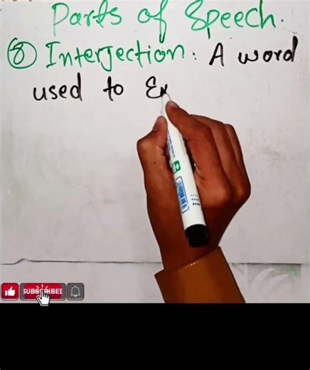 What is an Interjection? | Parts of Speech | English Grammar #Shorts #english